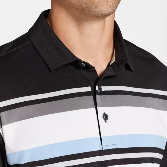 Walter Hagen Mens Performance 11 Chest Stripe Golf Polo Shirt Size Small NWT NEW - Picture 3 of 7